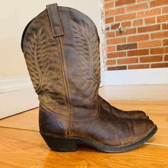 Laredo  Vintage Cowboy Western Boots Women's Size 7 M - Picture 1 of 16
